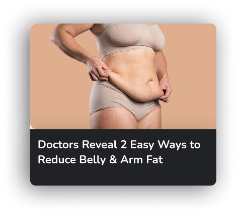 Problem body areas focus native ad creative example