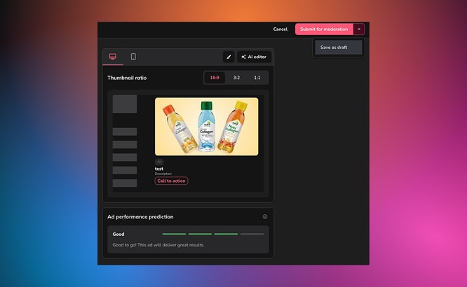 Draft ads Adskeeper