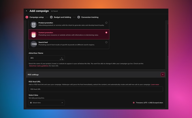 RSS ads Adskeeper