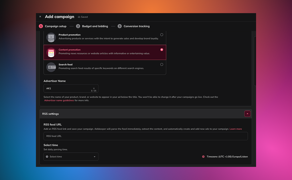 RSS ads Adskeeper