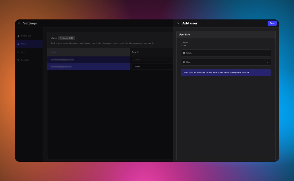 Adskeeper publisher dashboard sub-accounts and role-based access control